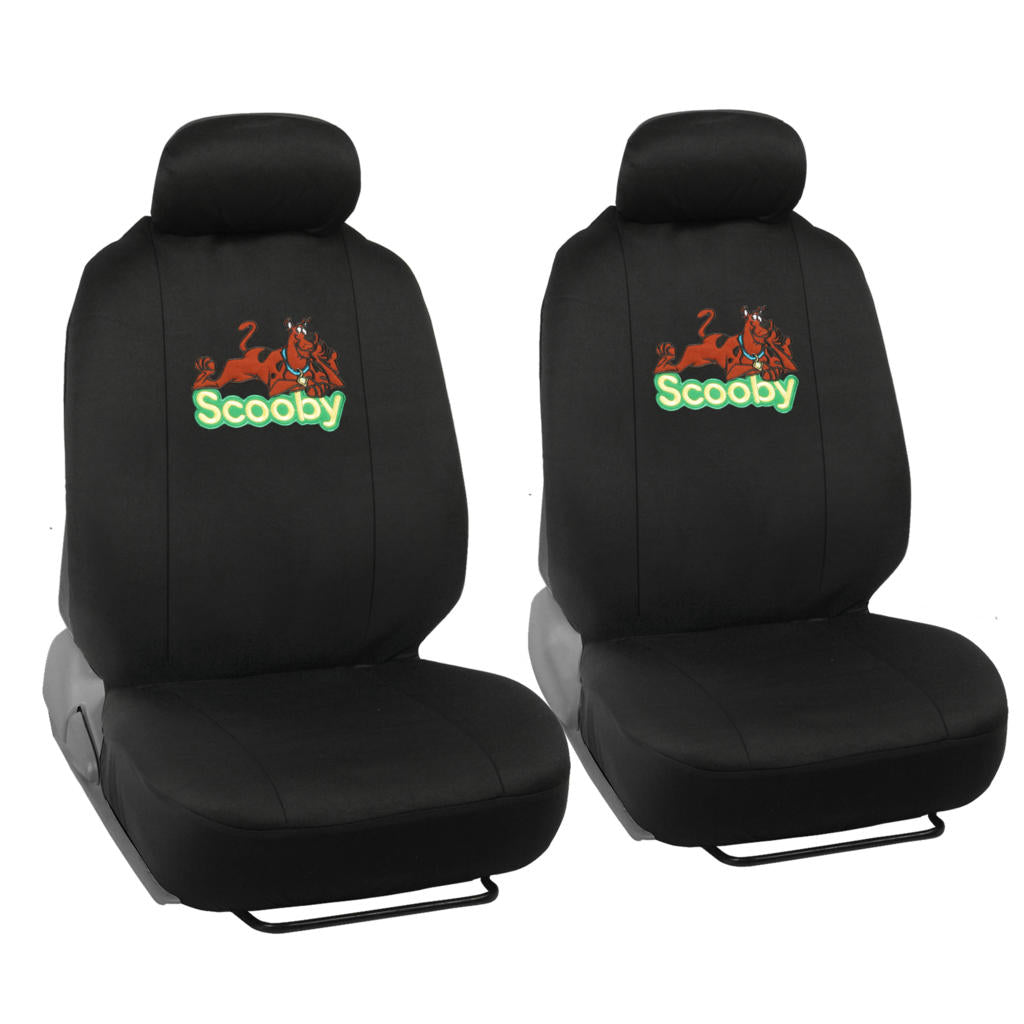 Warner Bros Scooby Doo 9-Piece Classic Original Scooby Front Seat Covers and Rear Seat Covers