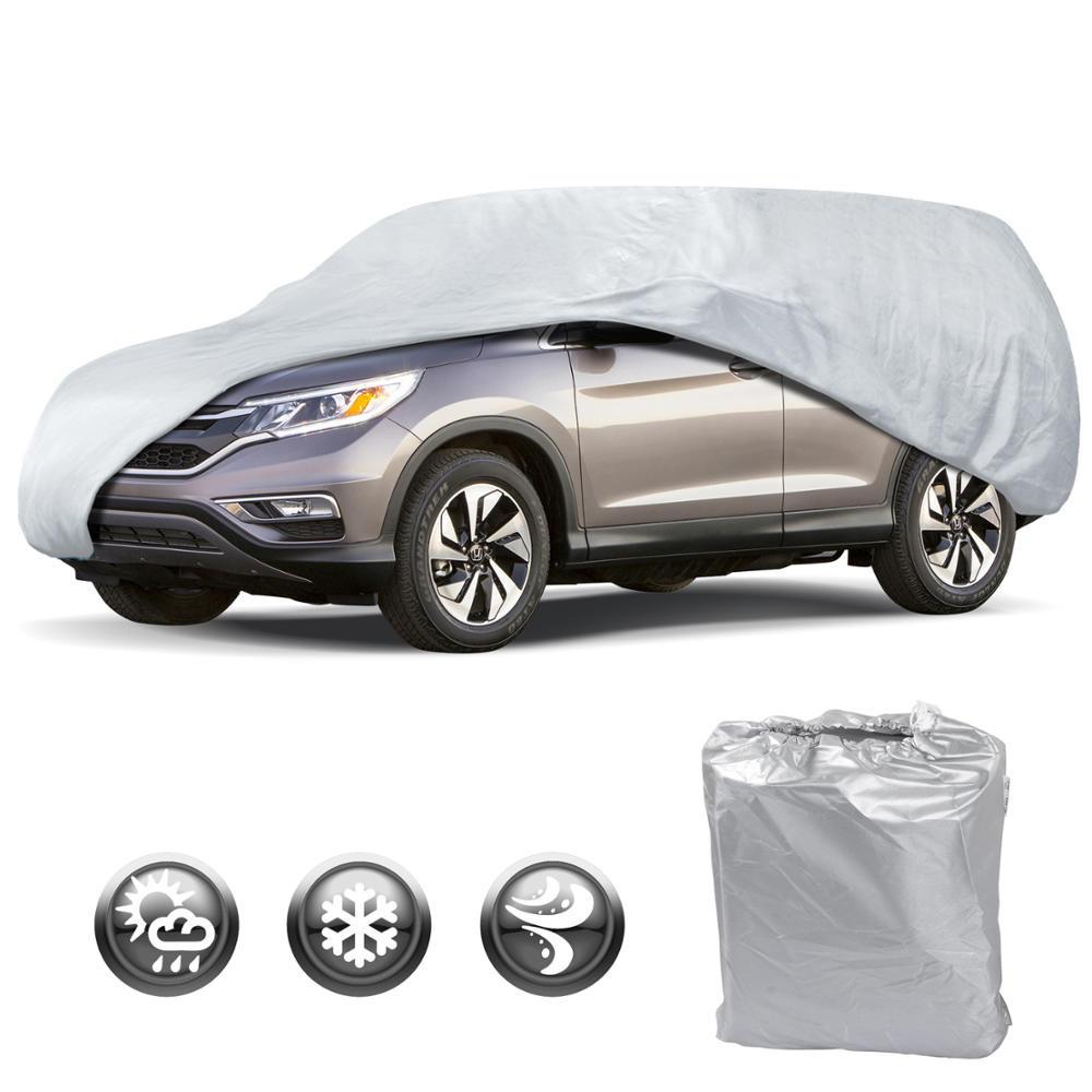 MotorTrend WeatherWear Single Poly Layer All Season Water-Proof Vehicle Cover for Porsche Cayenne