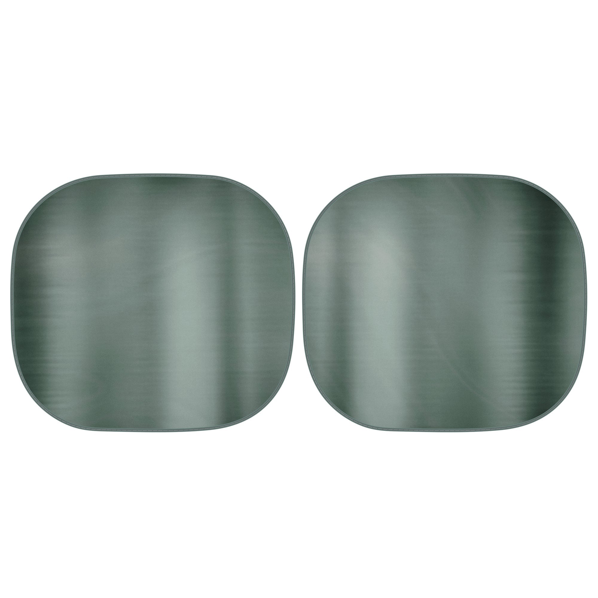 Carbella 2-Piece Metallic Front Windshield Sunshade (31.75" x 28.75") - Charcoal