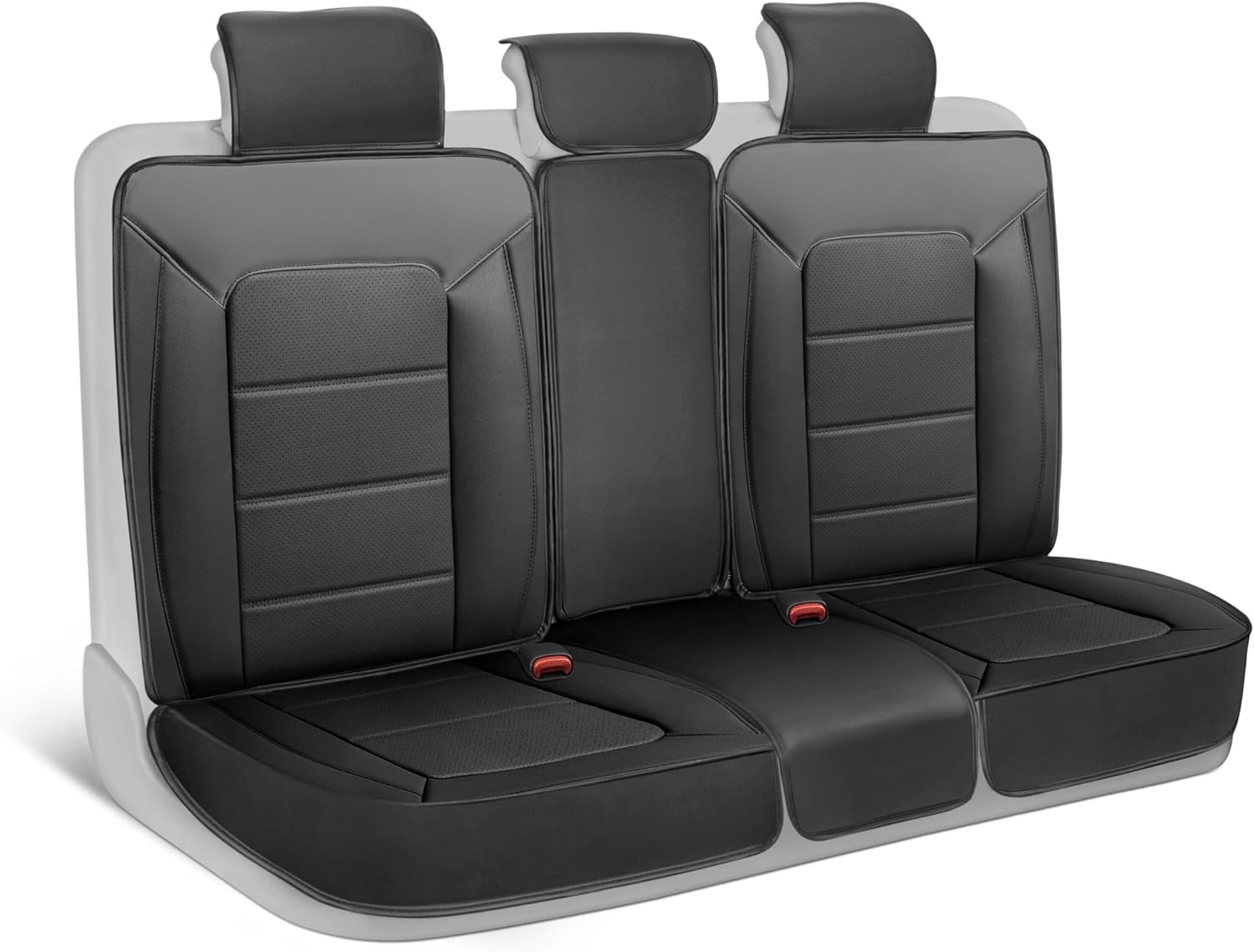 MotorBox Classic Edition Duo-Tone Rear Bench Seat Cover - Gray/Black