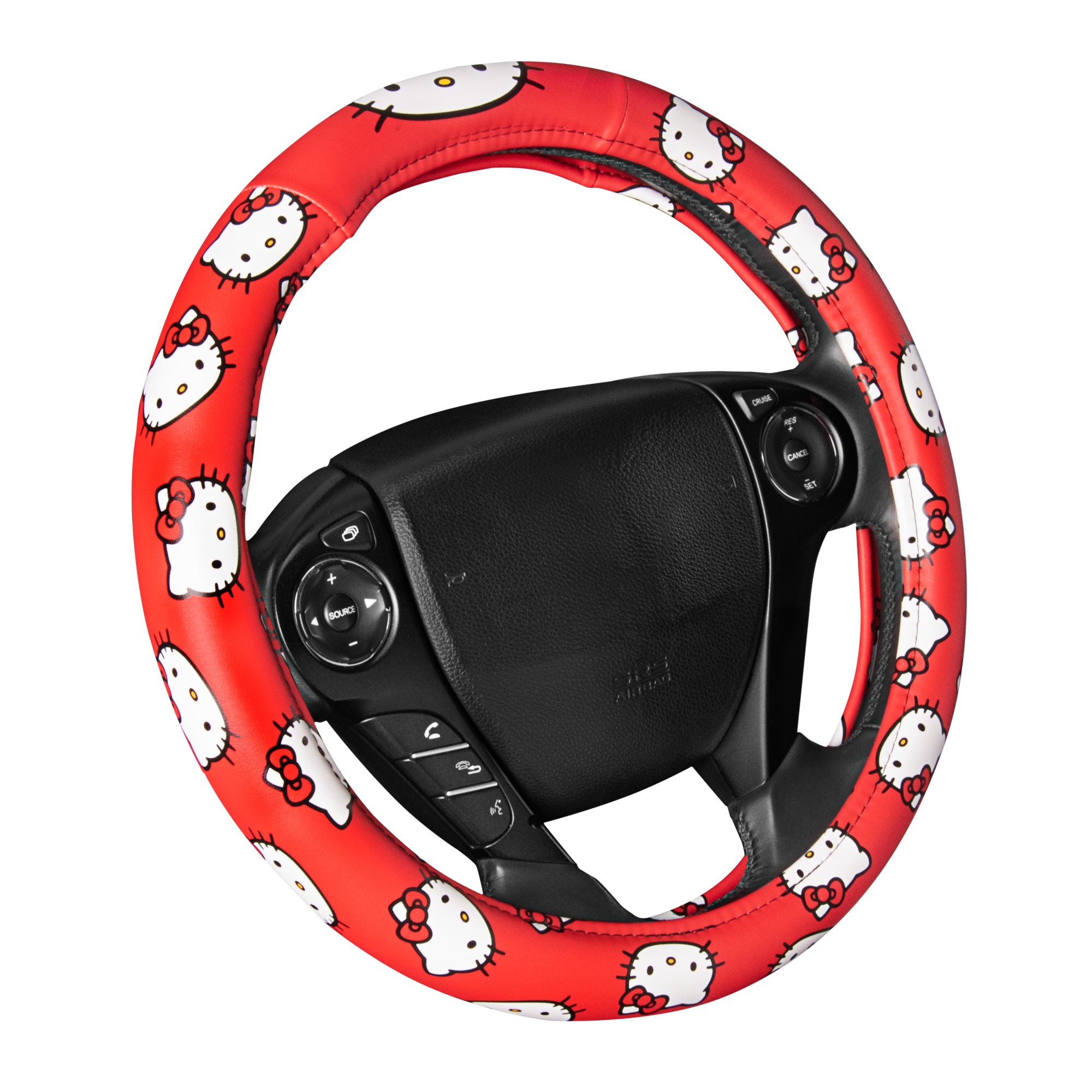 Carbella Sanrio Hello Kitty Original Steering Wheel Cover (Fits 14.5" - 15")