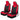 MotorTrend 2-Pack Premium Two-Tone Neoprene Front Seat Covers - Red/Black