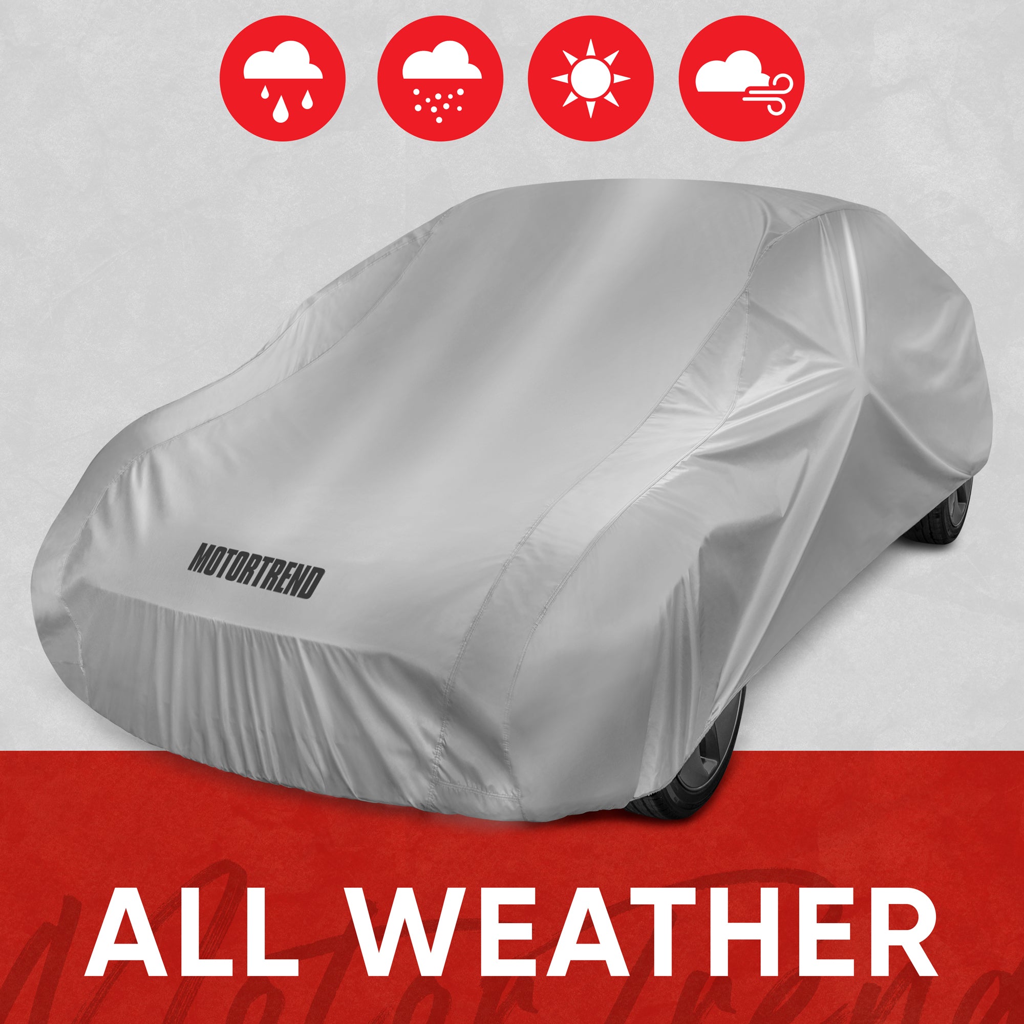 MotorTrend WeatherWear Single Poly Layer All Season Water-Proof Vehicle Cover for Lincoln Town Car