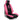 BDK 12-Piece Hot Pink Heels Front Seat Covers, Rear Seat Covers, Seat Belt Pads, and Steering Wheel Cover (Fits 14.5" - 15.5")