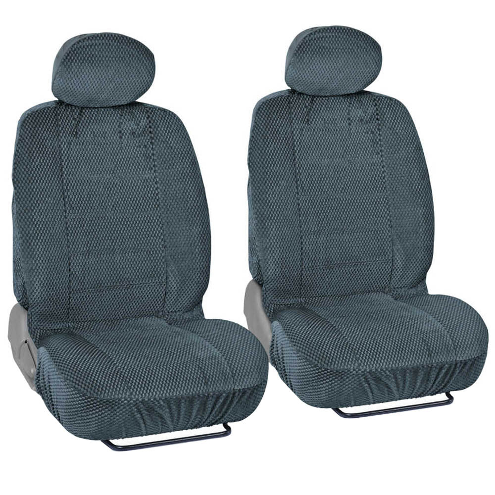 BDK 2-Pack Advanced Performance Front Seat Covers - Black