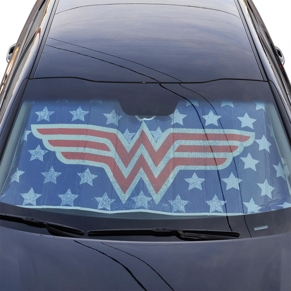 Warner Bros DC Comics Wonder Woman Front Windshield Sunshade (58" x 27")