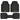 CAT 3-Piece ToughRide Rubber Front Floor Mats and Rear Floor Mats - Heavy Duty, All Weather, Trim to Fit