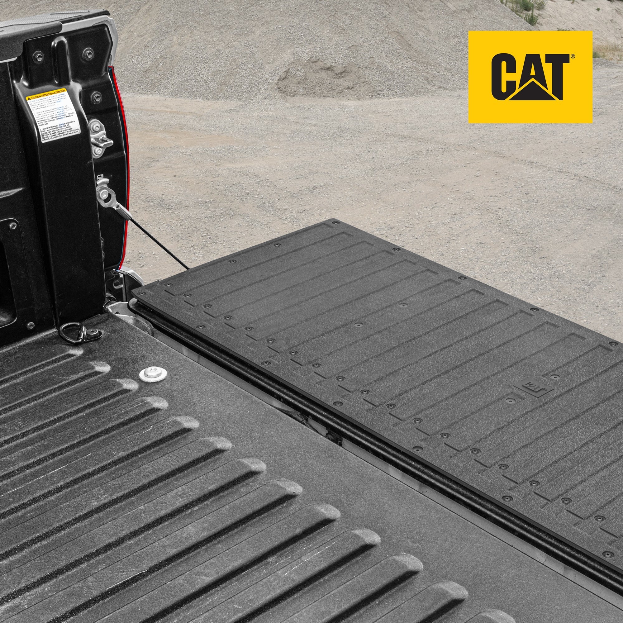 CAT Ultra Tough Trunk/Cargo/Tailgate Mat Protector - Heavy Duty, All Weather, Trim to Fit (62" x 21")