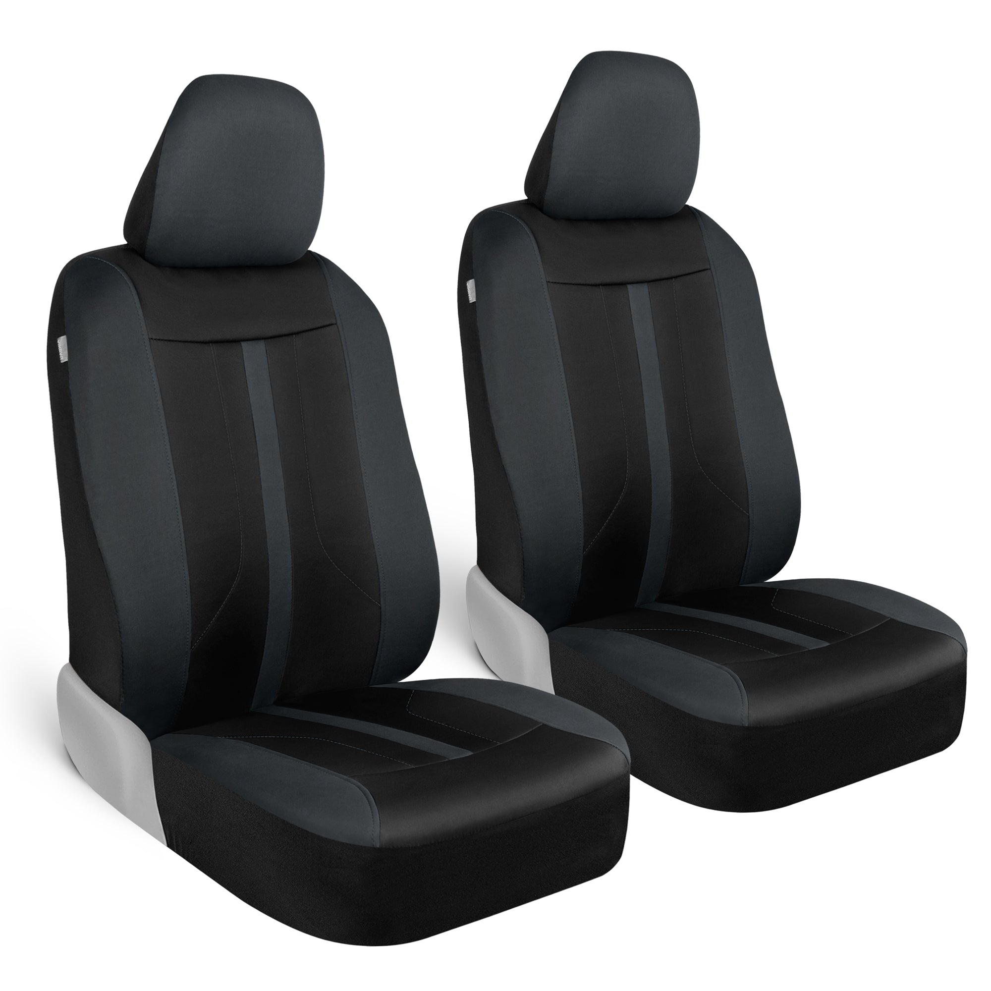 MotorTrend 2-Pack Premium Cloth Fabric Front Seat Covers