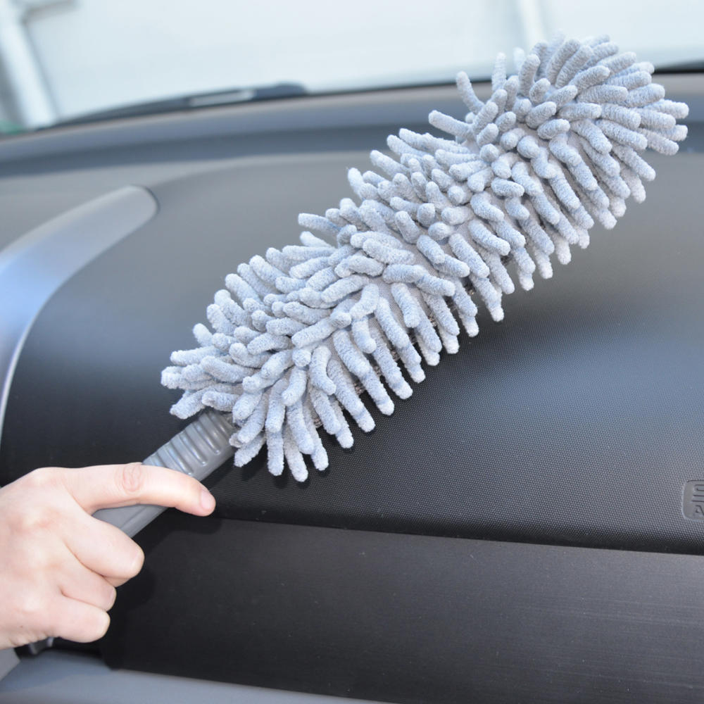 MotorTrend Mighty Duster 2-in-1 Duster and Mesh Sponge