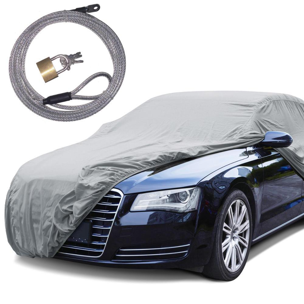 BDK Universal Fit Vehicle Cover for Cars, SUVs, Trucks, Vans - UV & Dust Proof, Water-Resistant - Small (Fit up to 157")