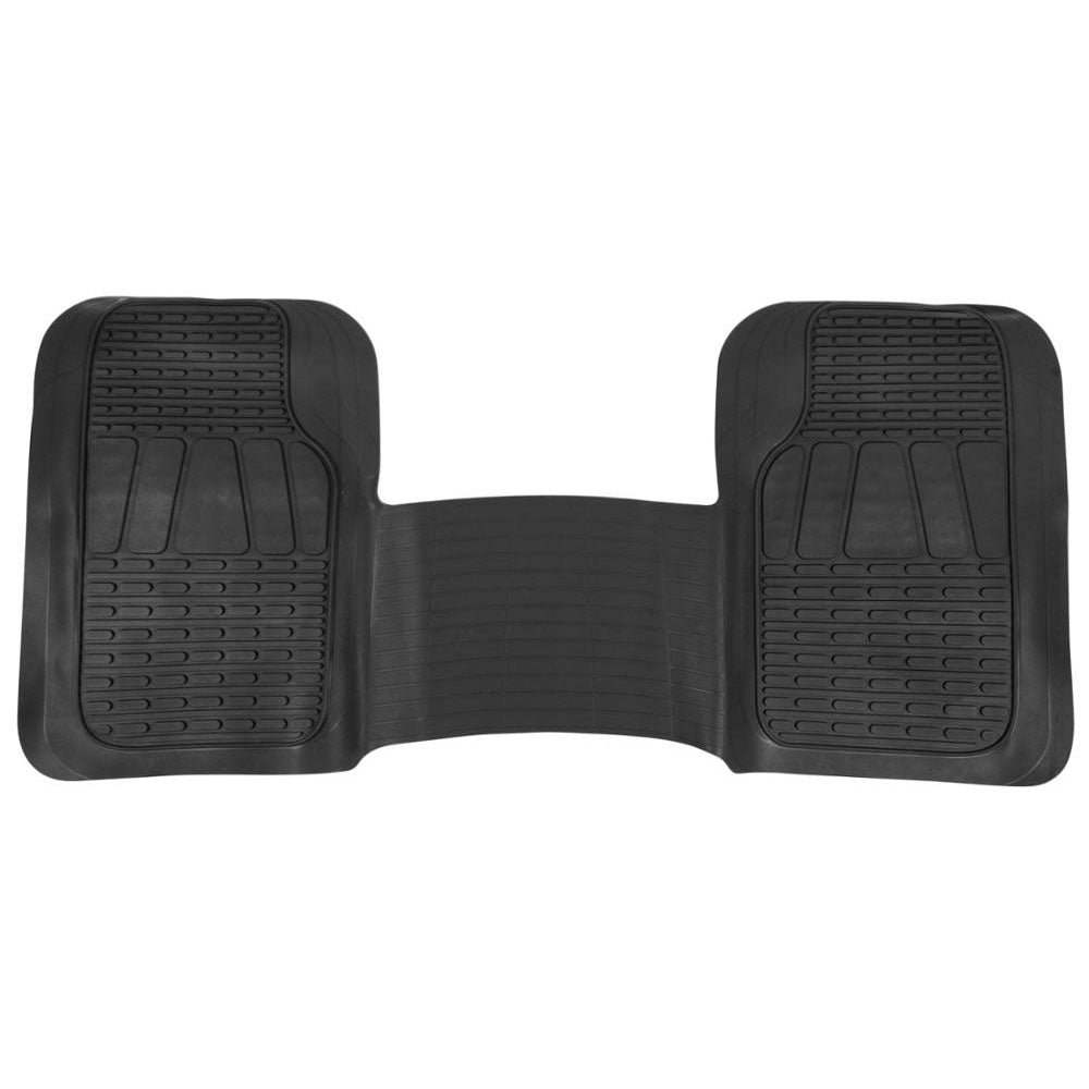 MotorTrend WingRunner Rear Floor Mat - Trim to Fit - Black