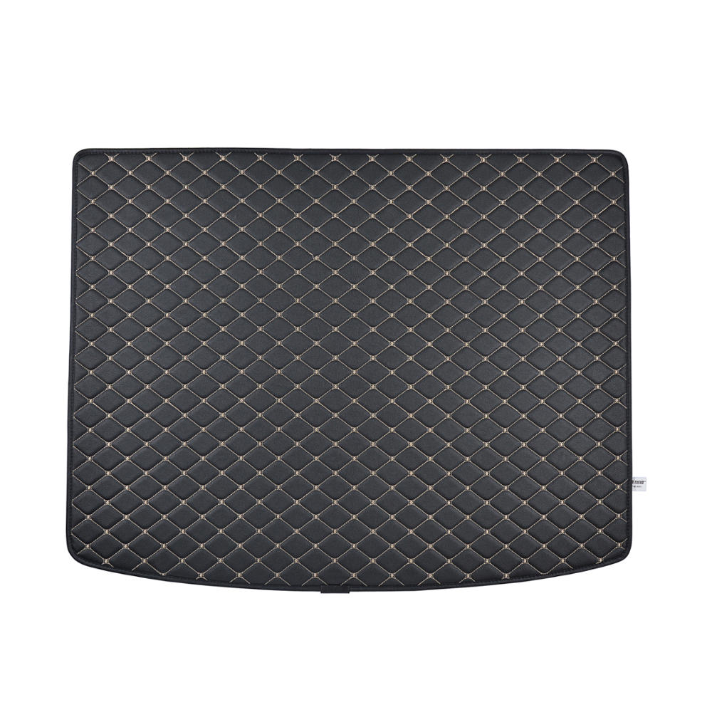 BDK Custom Fit Diamond Stitch Leatherette Trunk/Cargo Liner Mat for Ford Escape (2013 - 2016)