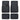 BDK 4-Piece Premium Carpet Non-Slip Heel Pad Front Floor Mats and Rear Floor Mats