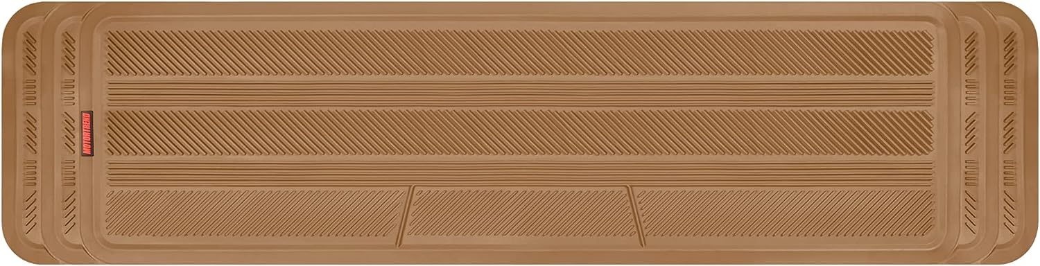 MotorTrend WeatherPlus Rubber Floor Runner - Heavy Duty, All Weather, Trim to Fit (57" x 14.75")